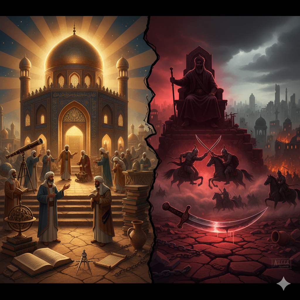 আব্বাসীয় খিলাফত (Abbasid Caliphate): ইতিহাসের সোনালী মরীচিকা এবং ক্ষমতার দাবাখেলা