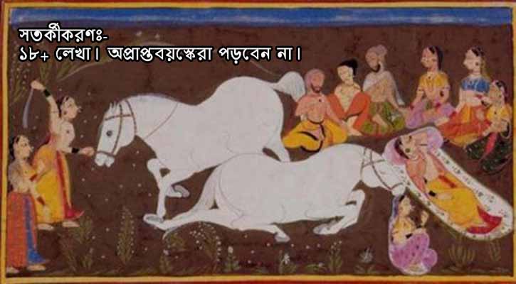 অশ্বমেধ যজ্ঞঃ হিংসা আর অশ্লীলতার তাণ্ডব নৃত্য